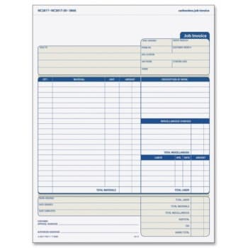 Image for Adams® Carbonless Contractors Invoices, 2-Part, Pack Of 100 from HD Supply