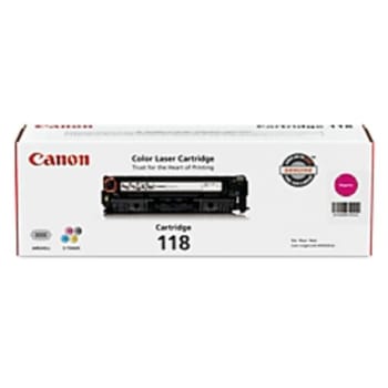 Image for Canon 118 Toner Cartridge, Magenta from HD Supply