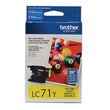Image for Brother® LC71Y Ink Cartridge, Yellow from HD Supply