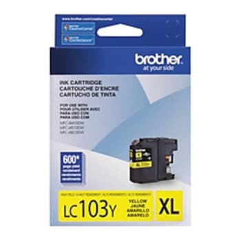 Image for Brother® LC103Y Ink Cartridge, Yellow from HD Supply
