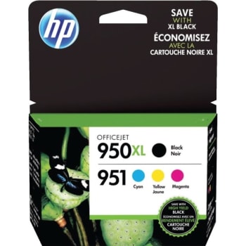 Image for HEWLETT-PACKARD 950XL/951,C2P01FNM, Ink Cartridges, Black/Cyan/Magenta/Yellow from HD Supply