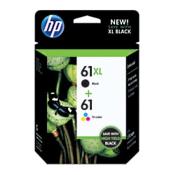 Image for HP 61XL/61 Ink Cartridges, Black/Cyan/Magenta/Yellow, Package Of 2 from HD Supply