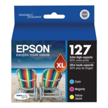 Image for Epson® 127 DuraBrite Ultra Ink Cartridge, Tri-Color Package Of 3 from HD Supply