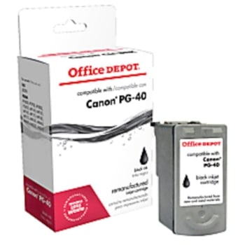 Office Depot® ODPG40 / Canon PG-40 Remanufactured Toner, Black