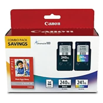 Image for Canon PG 240XL/CL 241XL/PP 201 ChromaLife 100 Ink from HD Supply