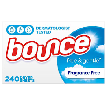 Image for Bounce Free And Gentle Dryer Sheets, Package Of 240 from HD Supply