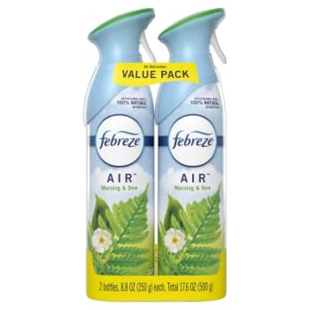 Febreze Air Effects 8.8 Oz. Morning And Dew Scent Air Freshener Package Of 2