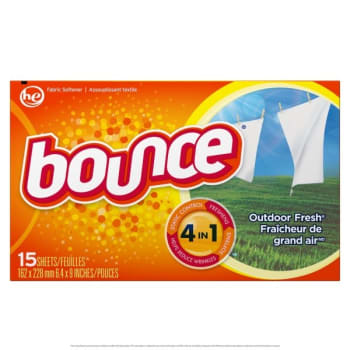 Image for Bounce Outdoor Fresh Scent Dryer Sheets Package Of 15 from HD Supply