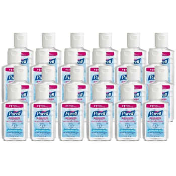 Purell® Advanced Hand Sanitizer Refreshing Gel, Clean Scent, 2 Oz Travel Size Flip-Cap Bottle Case Of 24