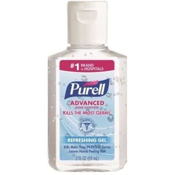 Image for Purell® Advanced Hand Sanitizer Refreshing Gel, Clean Scent, 2 Oz Travel Size Flip-Cap Bottle Case Of 24 from HD Supply