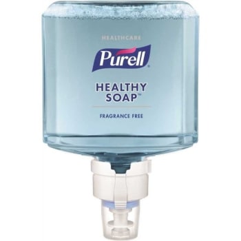 PURELL® Healthcare Healthy Soap Gentle And Free Foam, Fragrance Free, 1200 mL Refill For ES8 Touch-Free Dispenser Case Of 2
