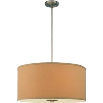 Image for 5-Light 1-Tyre Indoor Chandelier (B. Nickel) (Fabric) from HD Supply