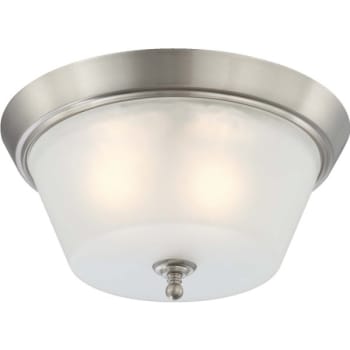 Image for Satco® Surrey 3-Light Incandescent Flush Mount Light (Brushed Nickel) from HD Supply
