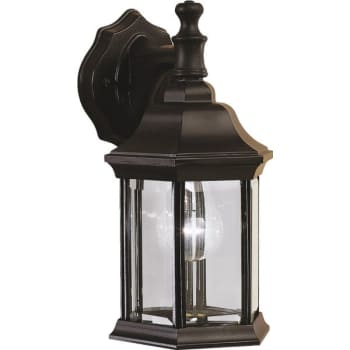 Image for Kichler® Chesapeake 6.5 x 12.5 in. 1-Light Outdoor Lantern (Black) from HD Supply