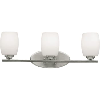 Image for Kichler® Eileen 24 in. 3-Light Incandescent Bath Vanity Fixture (Brushed Nickel) from HD Supply