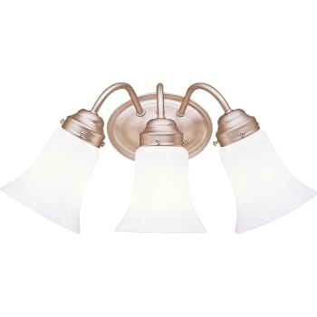 Image for Kichler® 3-Light Opal Glass Vanity Light Fixture (Brushed Nickel) from HD Supply