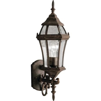 Image for Kichler® Townhouse 7.25 x 21.5 in. 1-Light Outdoor Lantern (Tannery Bronze) from HD Supply