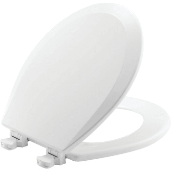 Image for Bemis® 500EC 000 Easy Clean® Closed Round Wood Toilet Seat (White) from HD Supply