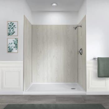Image for Foremost 60 X 32 X 78 Shower Wall In Driftwood from HD Supply