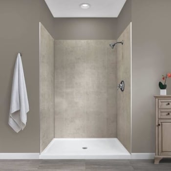 Image for Foremost 48 X 34 X 78 Shower Wall In Shale from HD Supply