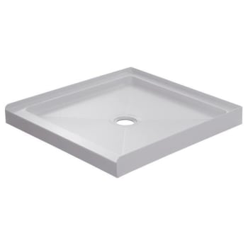 Foremost 32 X 32 Shower Base With Center Drain In White