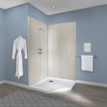 Image for Foremost 42 X 42 X 78 Shower Wall In Driftwood from HD Supply