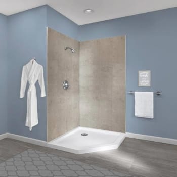 Image for Foremost 42 X 42 X 78 Shower Wall In Shale from HD Supply