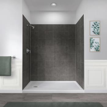 Foremost 60 X 32 X 78 Shower Wall In Slate
