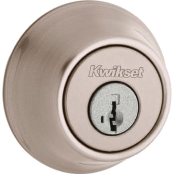 Image for Kwikset® 660 Deadbolt, Keyed One Side Smartkey Security™ Satin Nickel, Package Of 12 from HD Supply