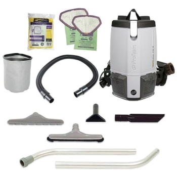 Proteam Provac Fs6 6 Quart Backpack Vacuum W/ Restaurant Tool Kit