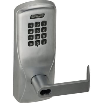 Image for Schlage Satin Chrome Offline Exit Trim Mortise Electronic Lock from HD Supply