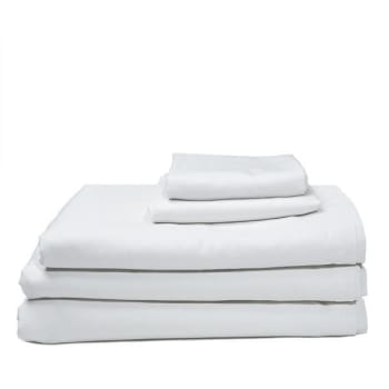 Image for Westpoint Home T300 Avendra King Extra Deep Fitted Sheet White/gold, Case Of 24 from HD Supply