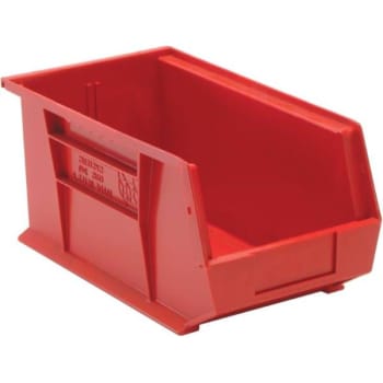 Image for Quantum Storage Systems® Red Ultra Series Stack And Hang Bins 14-3/4x8-1/4x7 In Package Of 12 from HD Supply