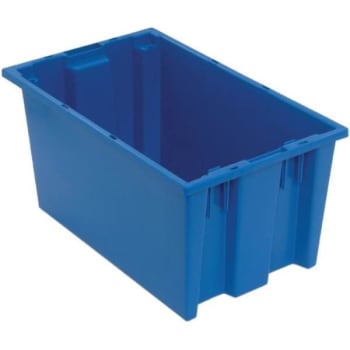 Image for Quantum Storage Systems® Blue Stack And Nest Totes 18x11x9 In Package Of 6 from HD Supply