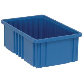 Image for Quantum Storage Systems® Blue Dividable Grid Containers 16-1/2x10-7/8x6 In Package Of 8 from HD Supply