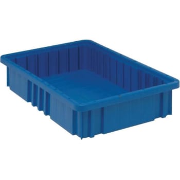 Image for Quantum Storage Systems® Blue Dividable Grid Containers 16-1/2x10-7/8x3-1/2 In Package Of 12 from HD Supply