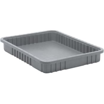 Image for Quantum Storage Systems® Gray Dividable Grid Containers 22-1/2x17-1/2x3 In Package Of 6 from HD Supply
