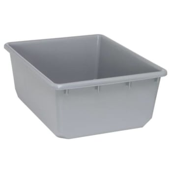 Quantum Storage Systems® Gray Quantub Nesting Tote 24-1/2x19x9-1/2 In Package Of 6