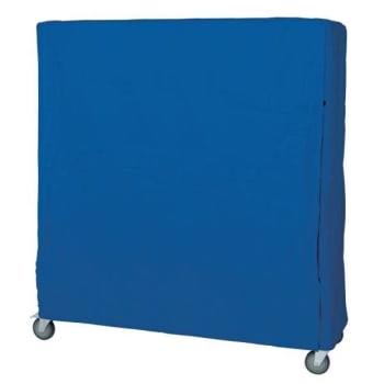 Quantum Storage Systems® Cart Cover 400 Denier Blue Nylon Zipper Closure 18wx60lx63h Inch