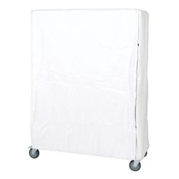 Image for Quantum Storage Systems® Cart Cover  400 Denier White Nylon Zipper Closure 18wx48lx63h Inch from HD Supply