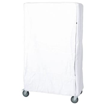 Image for Quantum Storage Systems® Cart Cover 400 Denier White Nylon Zipper Closure 18wx36lx74h Inch from HD Supply