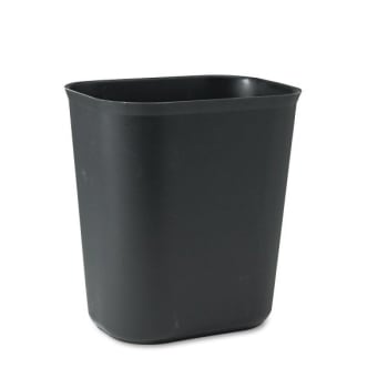 Image for Rubbermaid 3.5 Gallon Commercial Fire-Resistant Waste Basket Fiberglass (Black) from HD Supply
