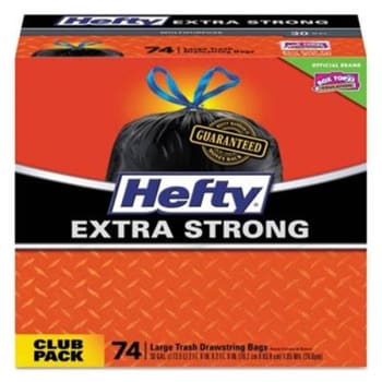 Image for Hefty 30 Gal 1.1 Mil Standard-Duty Trash Bag (222-Carton) (Black) from HD Supply
