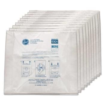Image for Hoover Type CC1 HEPA Commercial Disposable Vacuum Bag (10-Pack) from HD Supply
