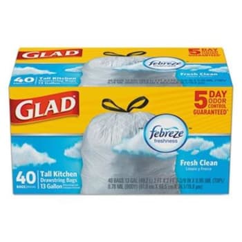 Image for Glad 13 Gal 0.95 Mil Super-Heavy Trash Bag (240-Carton) (White) from HD Supply