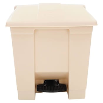 Image for Rubbermaid Commercial 8 Gallon Legacy Step On Trash Can (Beige) from HD Supply