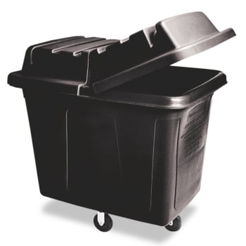 Image for Rubbermaid 48 Gallon Commercial Metal Frame Cube Truck (Black) from HD Supply