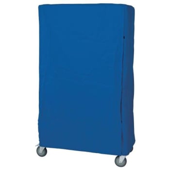Quantum Storage Systems® Cart Cover 400 Denier Blue Nylon Zipper Closure 18wx36lx63h Inch