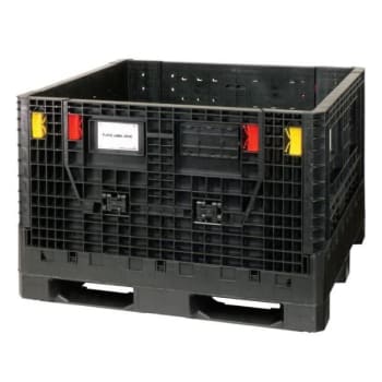 Image for Quantum Storage Systems® Black Collapsable Bulk Container 48x45x34 In from HD Supply