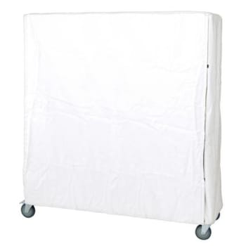 Image for Quantum Storage Systems® Cart Cover 400 Denier White Nylon Zipper Closure 18wx60lx63h Inch from HD Supply